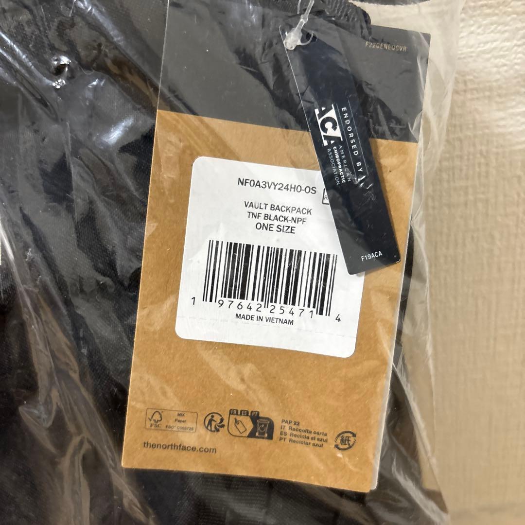 ノースフェイス リュック vault ヴォルト ブラック NF0A3VY24H0