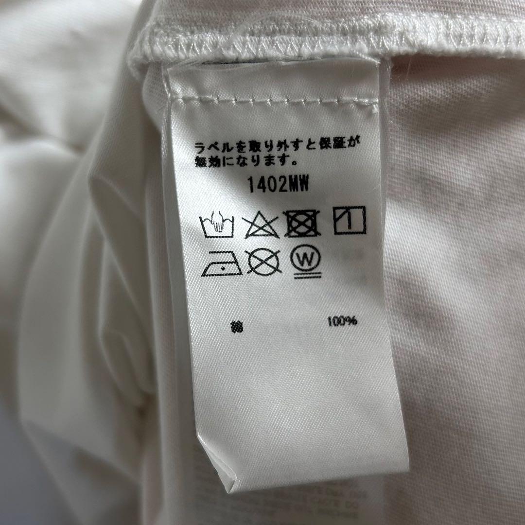 303【美品】カナダグース☆袖ワッペン入り長袖Tシャツ ロンＴ ホワイト