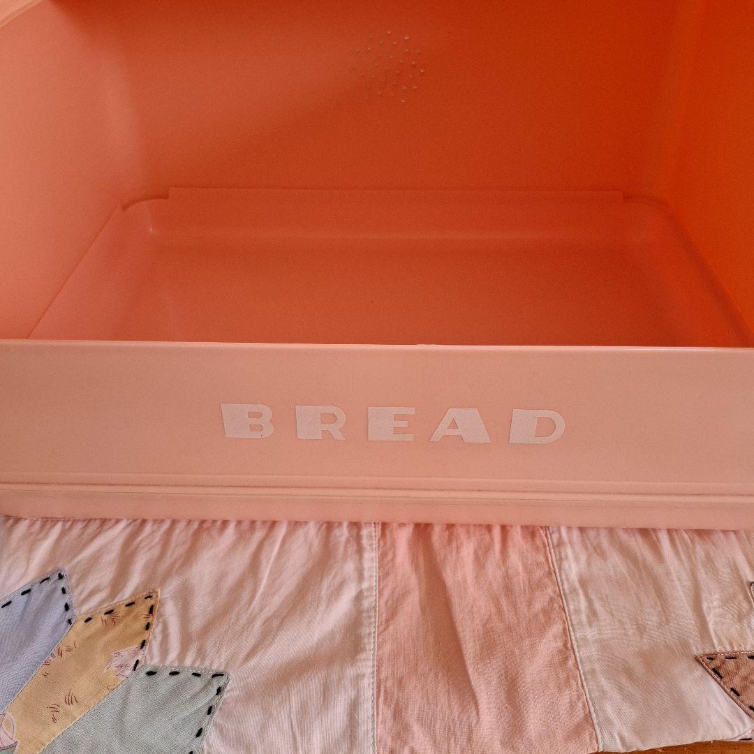 アンティーク　 BREADケース　ピンク