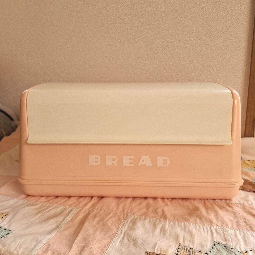 アンティーク　 BREADケース　ピンク