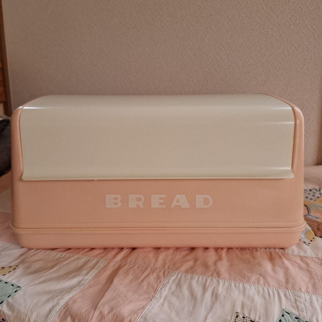アンティーク　 BREADケース　ピンク