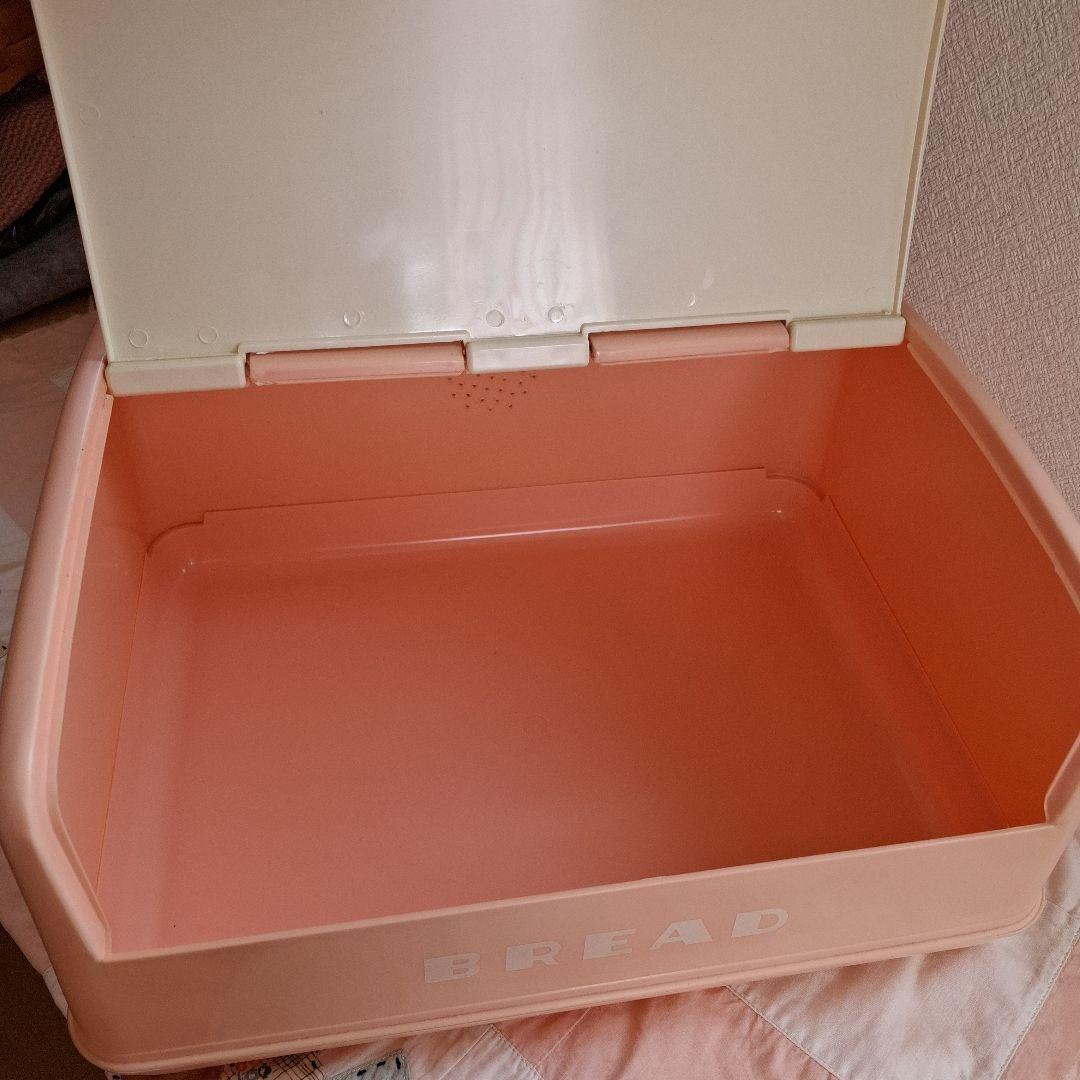 アンティーク　 BREADケース　ピンク