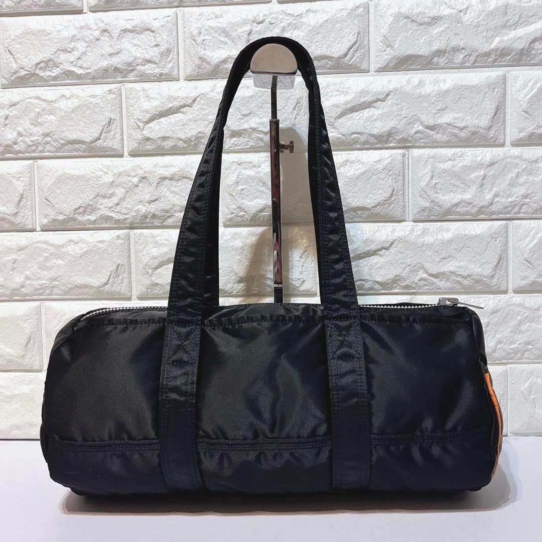 【希少 未使用級】PORTER タンカー ダッフルバッグ L ミニボストン 黒