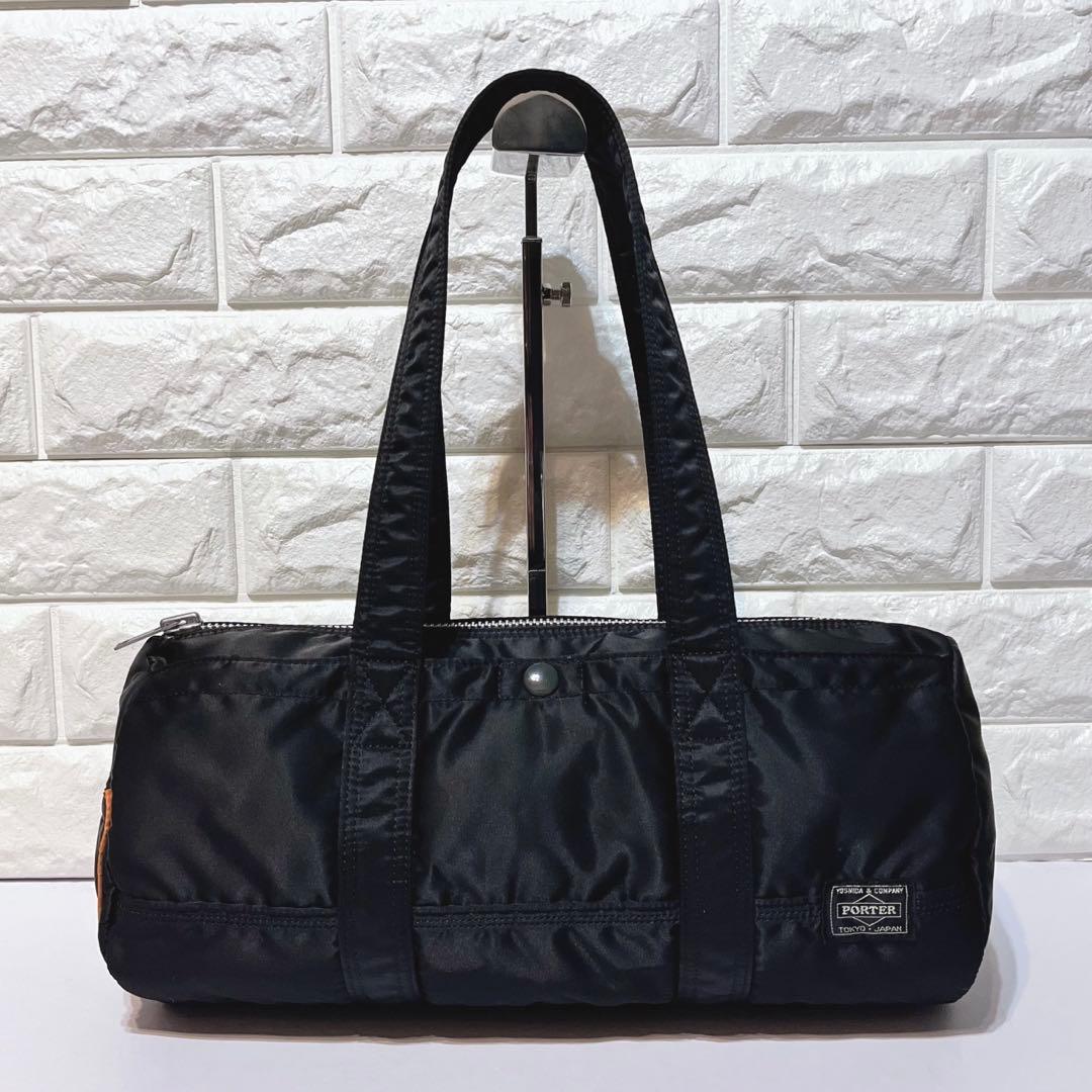 【希少 未使用級】PORTER タンカー ダッフルバッグ L ミニボストン 黒