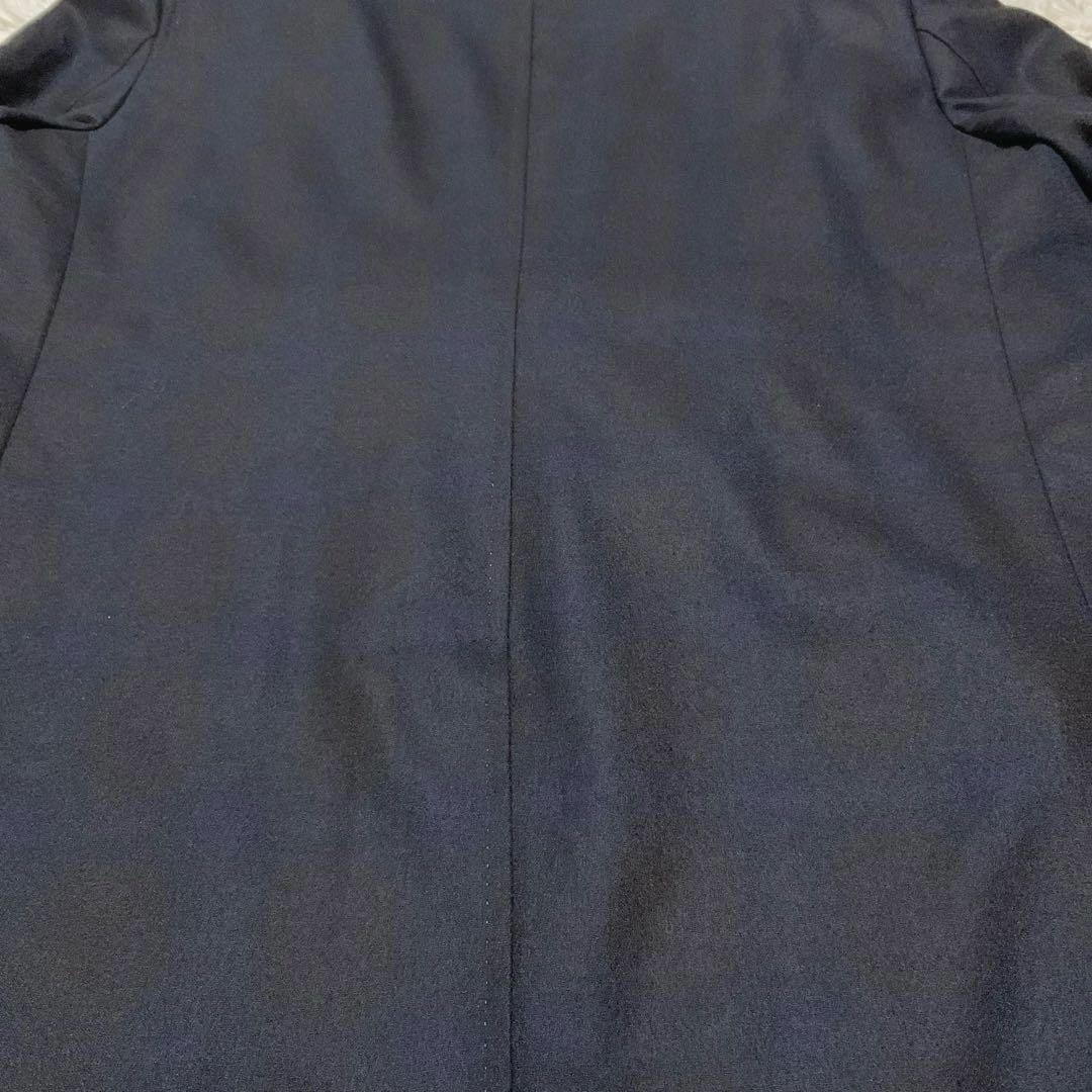 美品⭐︎コムサメン ライナー付ウールチェスターコート チェルッティ 紺 L