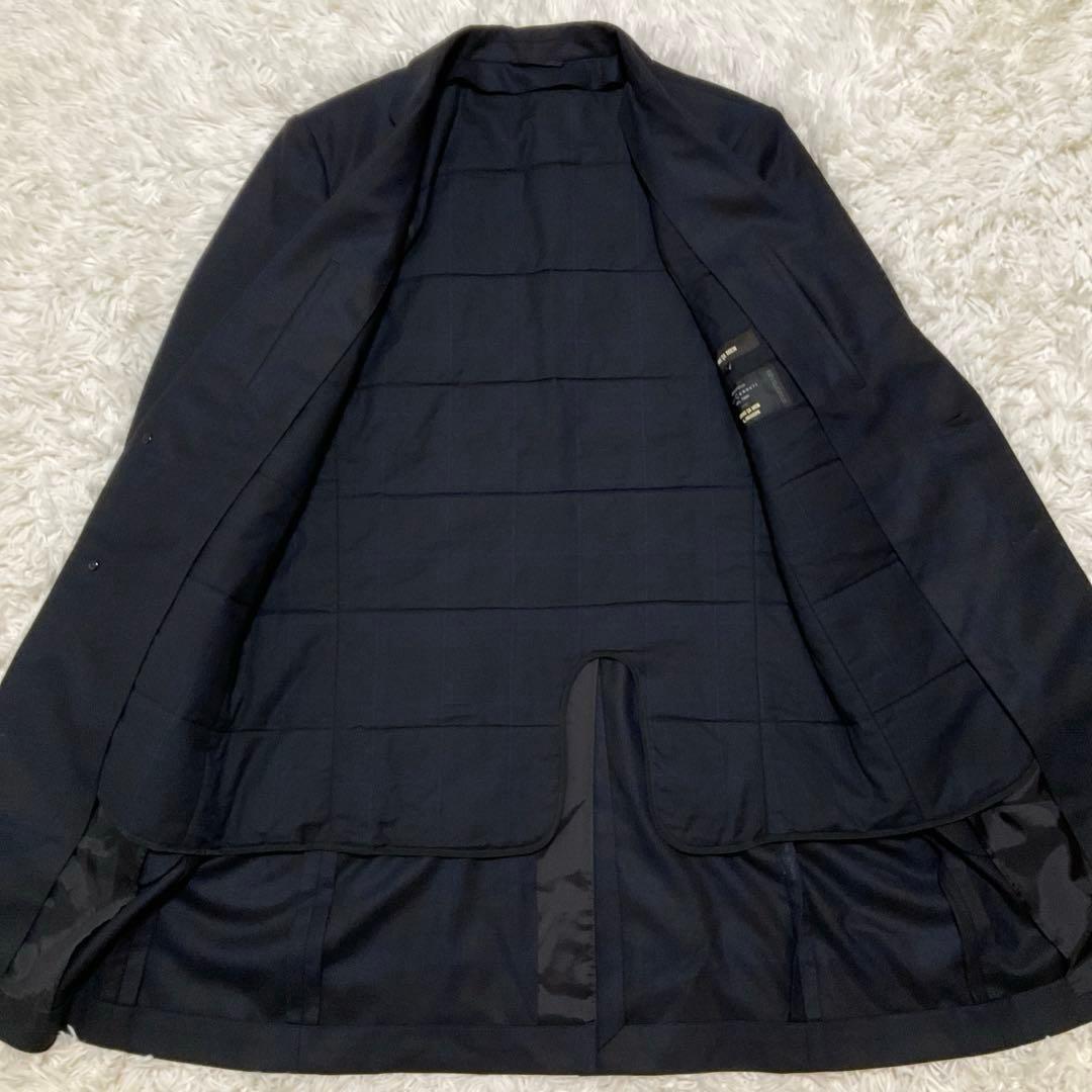 美品⭐︎コムサメン ライナー付ウールチェスターコート チェルッティ 紺 L