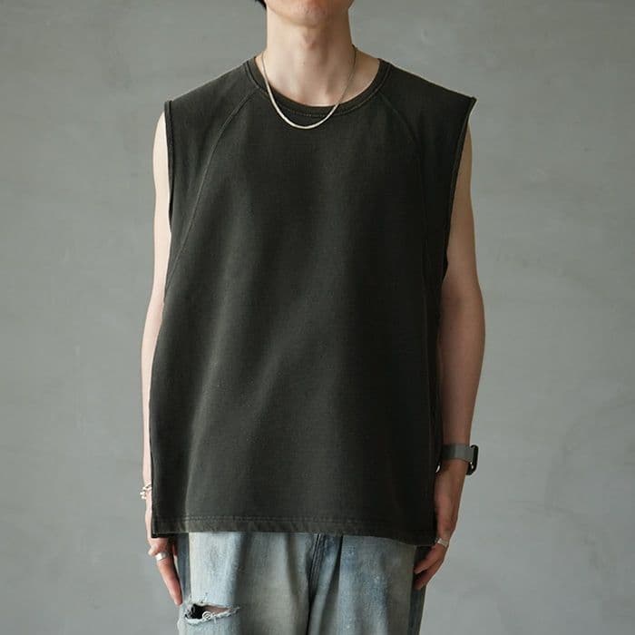 ANCELLM 25SS　FADED SLEEVELESS T-SHIRT 新品