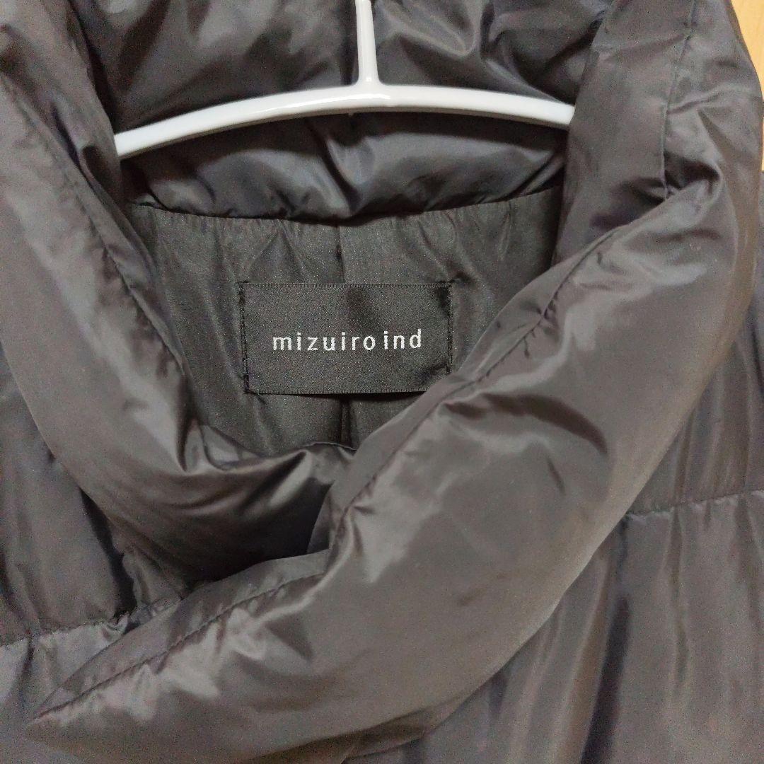 ミズイロインド ダウンベスト ブラック