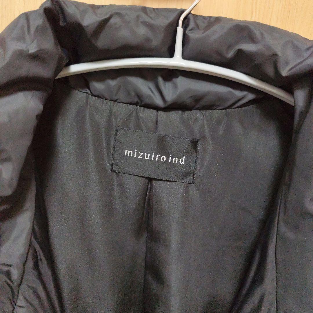 ミズイロインド ダウンベスト ブラック