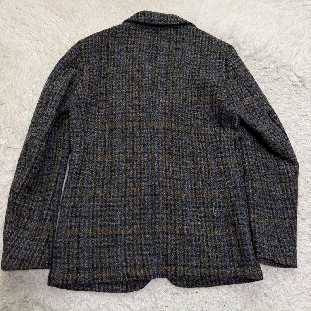 極美品　ハリスツイード　フリークスストア　テーラードジャケット　千鳥格子　肉厚