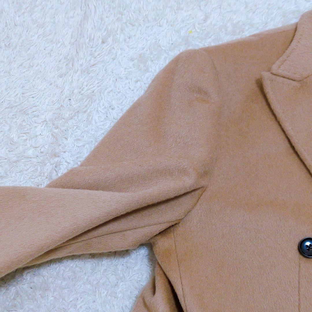 NOISE MAKER　バンダナ柄裏地カシミヤ混ダブルブレストチェスターコート