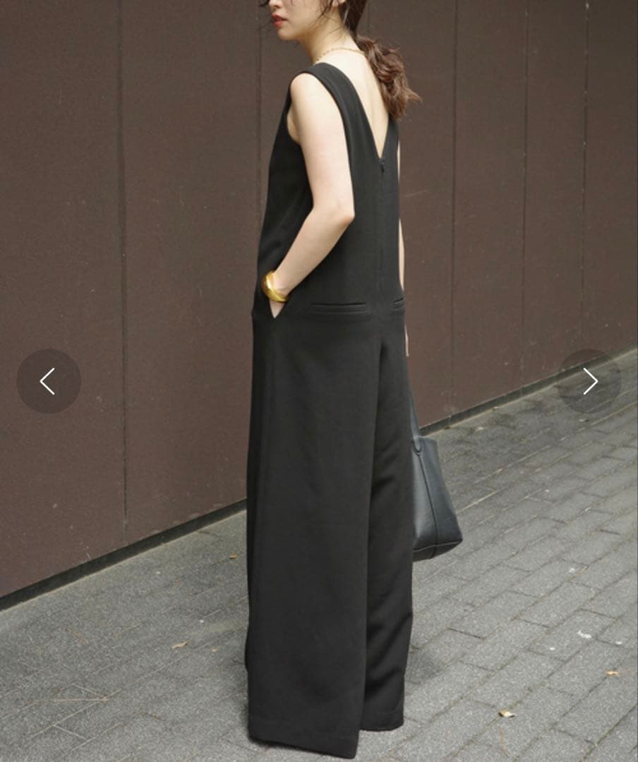 MUSE ドゥーズィエムクラス 24AW ライトダブルクロスオールインワン 38