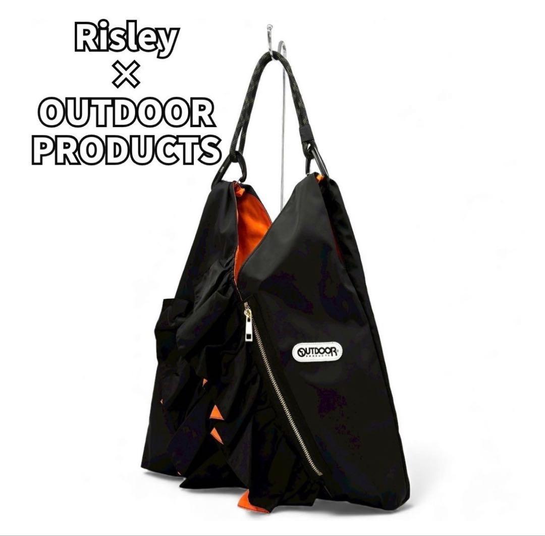 OUTDOOR RISLEY トートバッグ ブラック/オレンジ