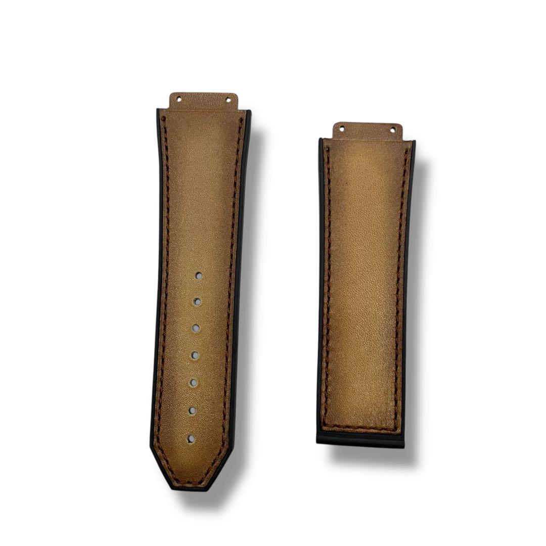 極美品　ウブロ HUBLOT 腕時計パーツ ベルルッティ スクリットレザー