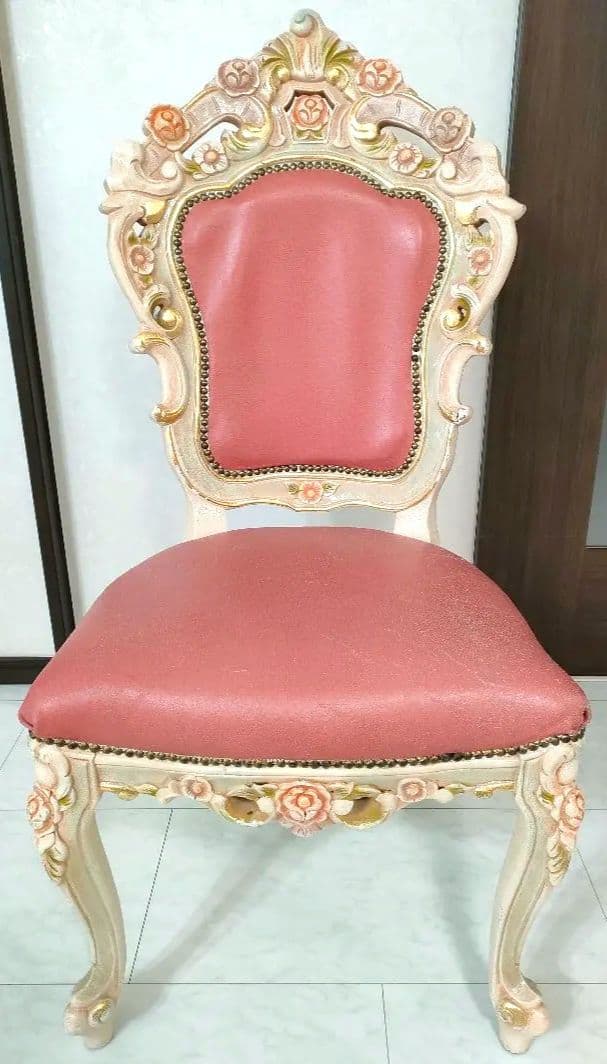 ロココ調 ダイニングチェア 1脚