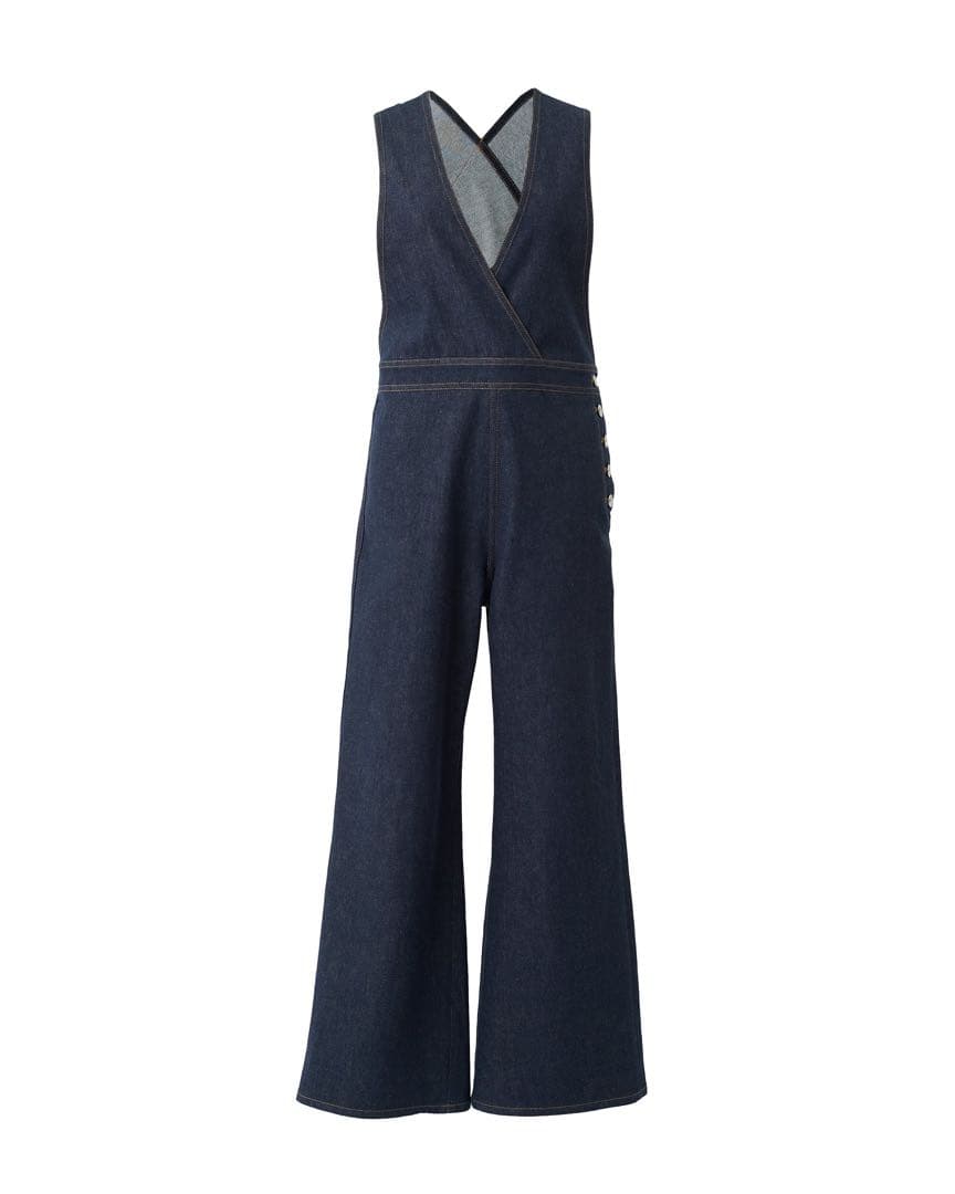 新品タグ付き cygne シーニュ デニムサロペットSand サイズ0