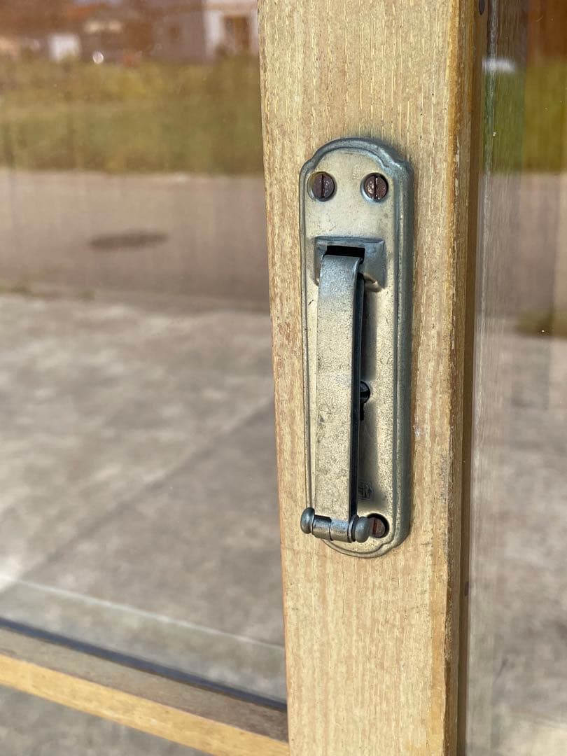 稀少/当時物/大型/水屋箪笥/箪笥/ガラス棚/食器棚/収納棚/小引き出し/②