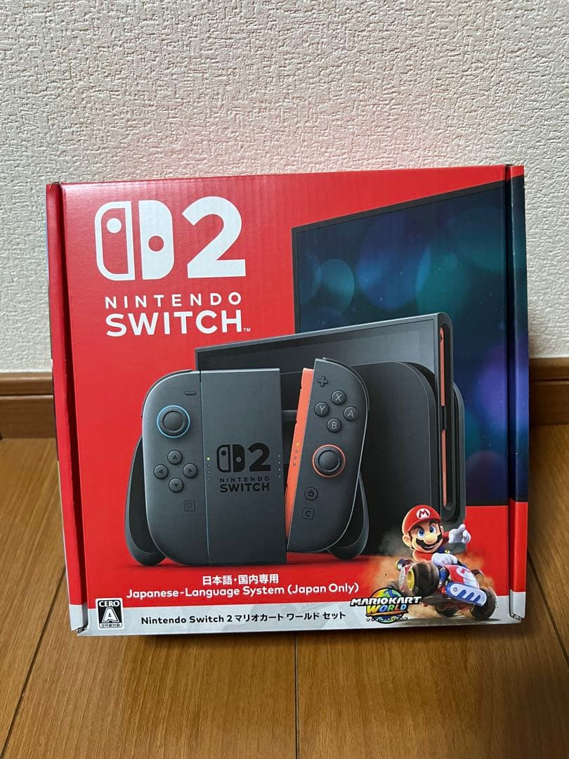 新品未使用。Nintendo Switch2、マリオカートセット。
