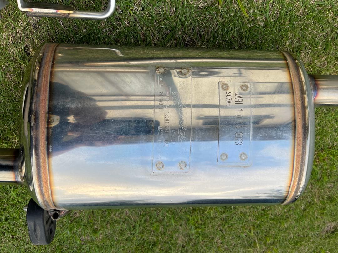 無限N-WGNステンレス製マフラー