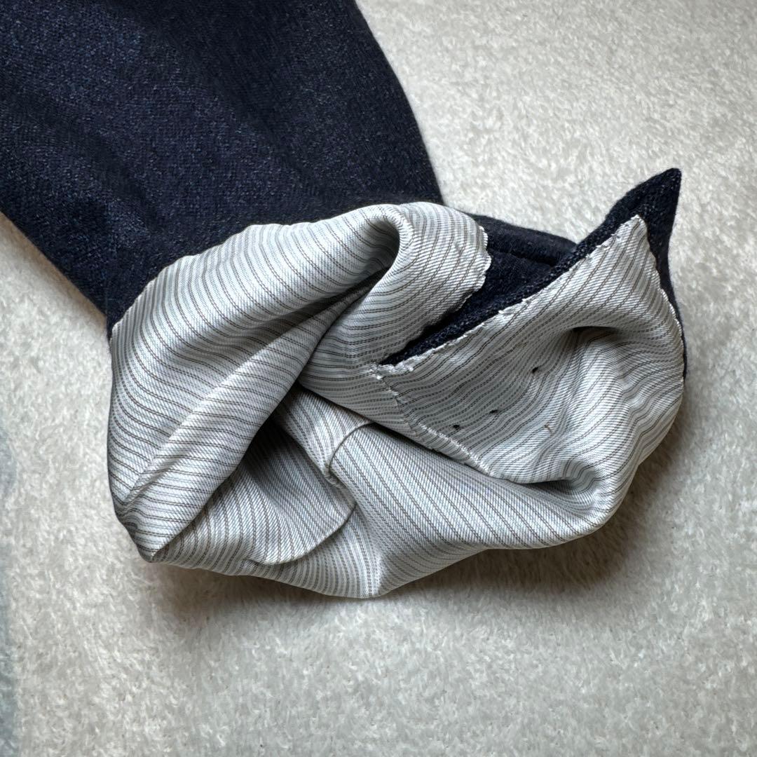 62 美品　シップス　SHIPS ロロピアーナ　スーツ　48 L ネイビー