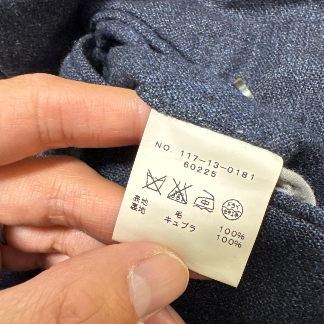 62 美品　シップス　SHIPS ロロピアーナ　スーツ　48 L ネイビー