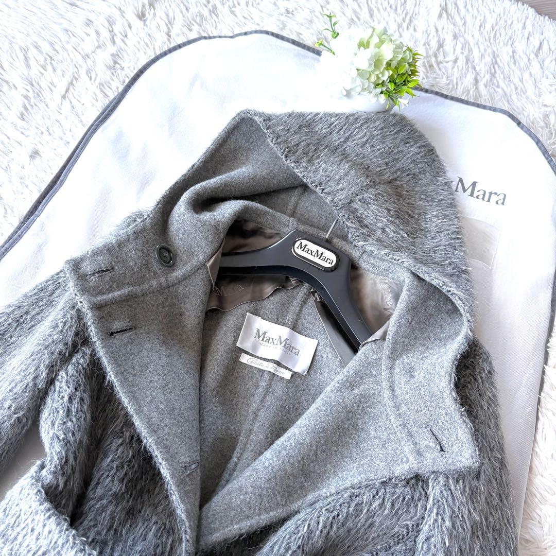 極綺麗‼️希少 最高級 白タグ マックスマーラ アルパカ クチートアマーノコート