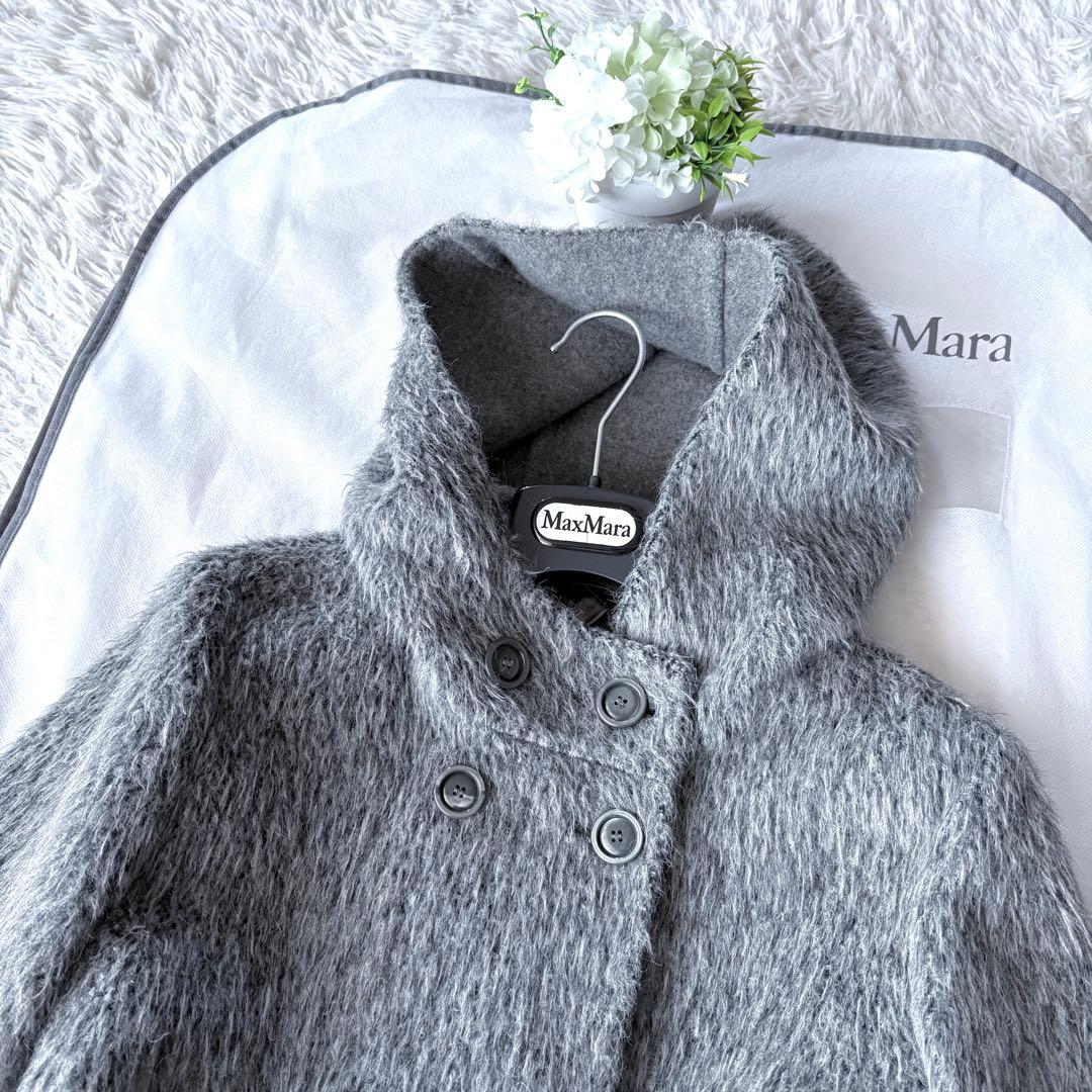 極綺麗‼️希少 最高級 白タグ マックスマーラ アルパカ クチートアマーノコート