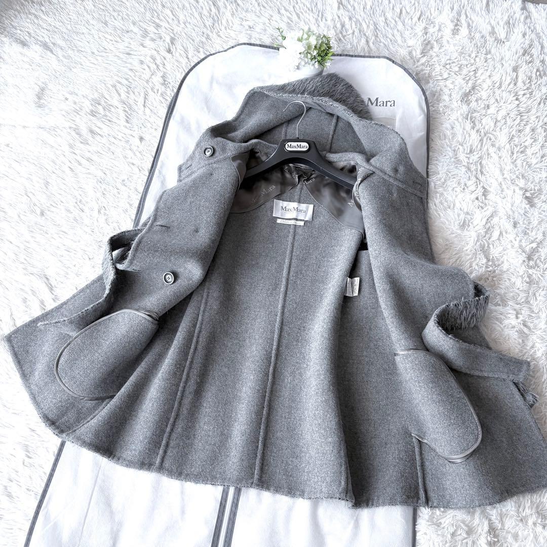 極綺麗‼️希少 最高級 白タグ マックスマーラ アルパカ クチートアマーノコート