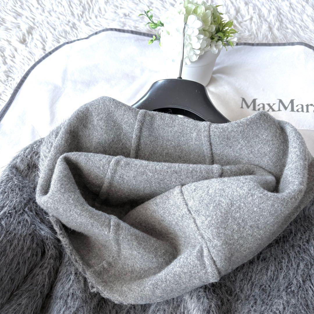 極綺麗‼️希少 最高級 白タグ マックスマーラ アルパカ クチートアマーノコート