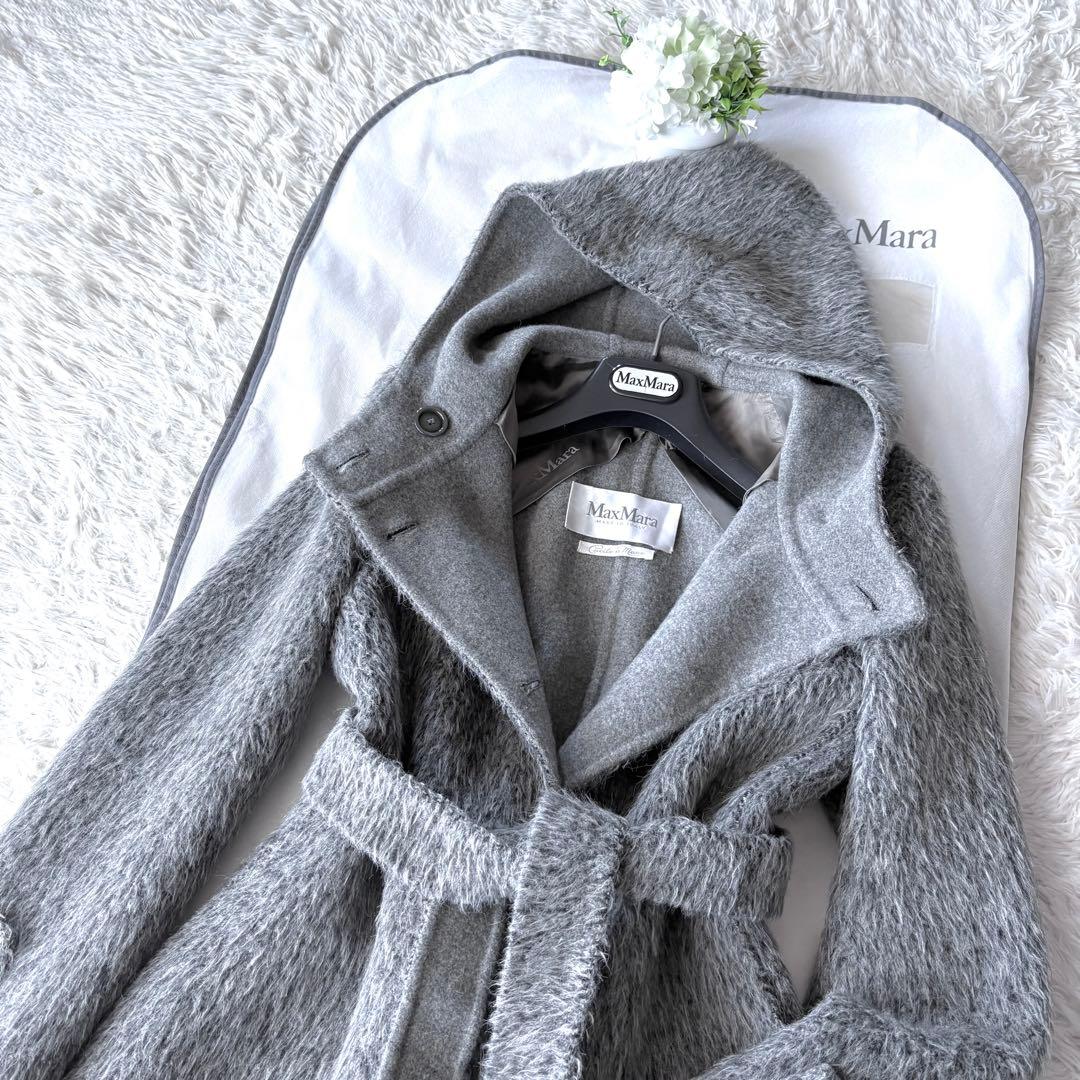 極綺麗‼️希少 最高級 白タグ マックスマーラ アルパカ クチートアマーノコート