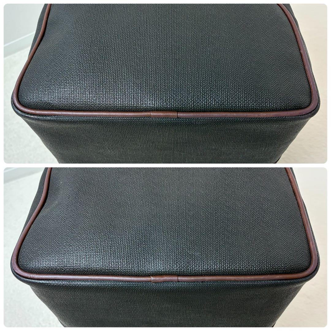 ダンヒル　ボストンバック　レザー　ゴールド金具　レザー