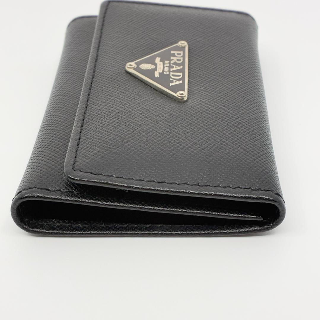 PRADA プラダ 6連キーケース レザー 黒 ブラック A1331A1