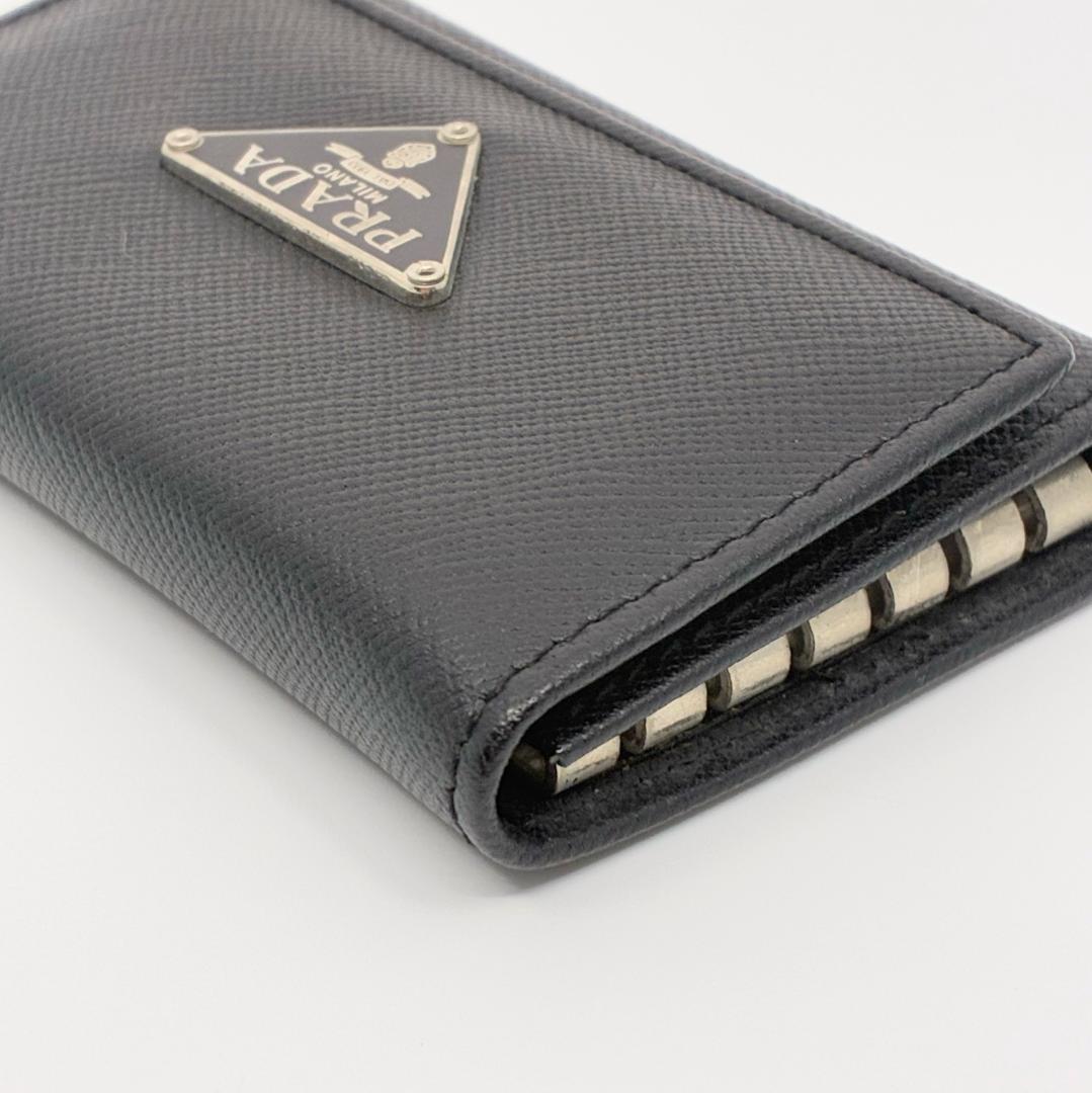 PRADA プラダ 6連キーケース レザー 黒 ブラック A1331A1