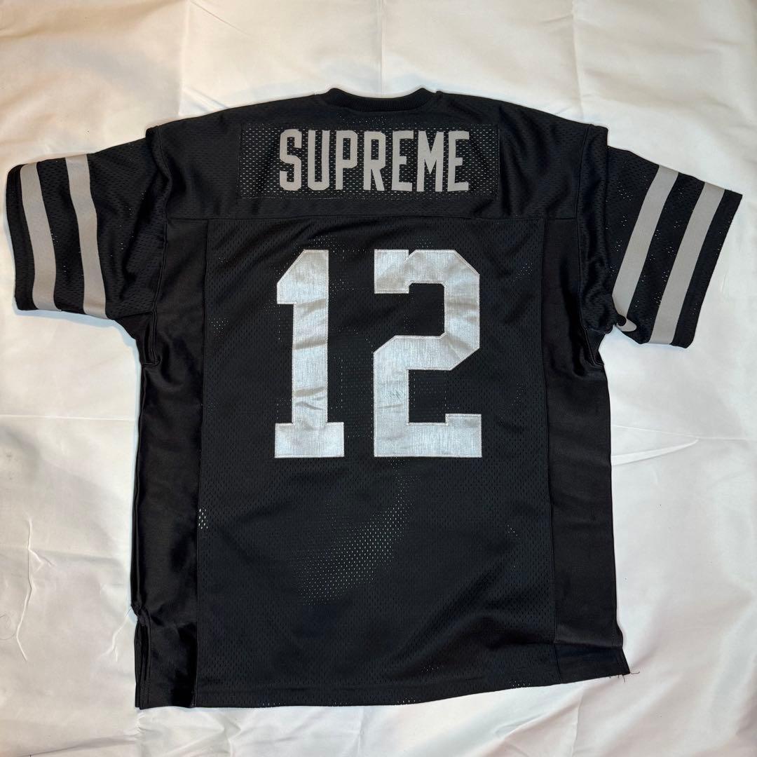 Supreme USA製 Football Jersey サイズL Black