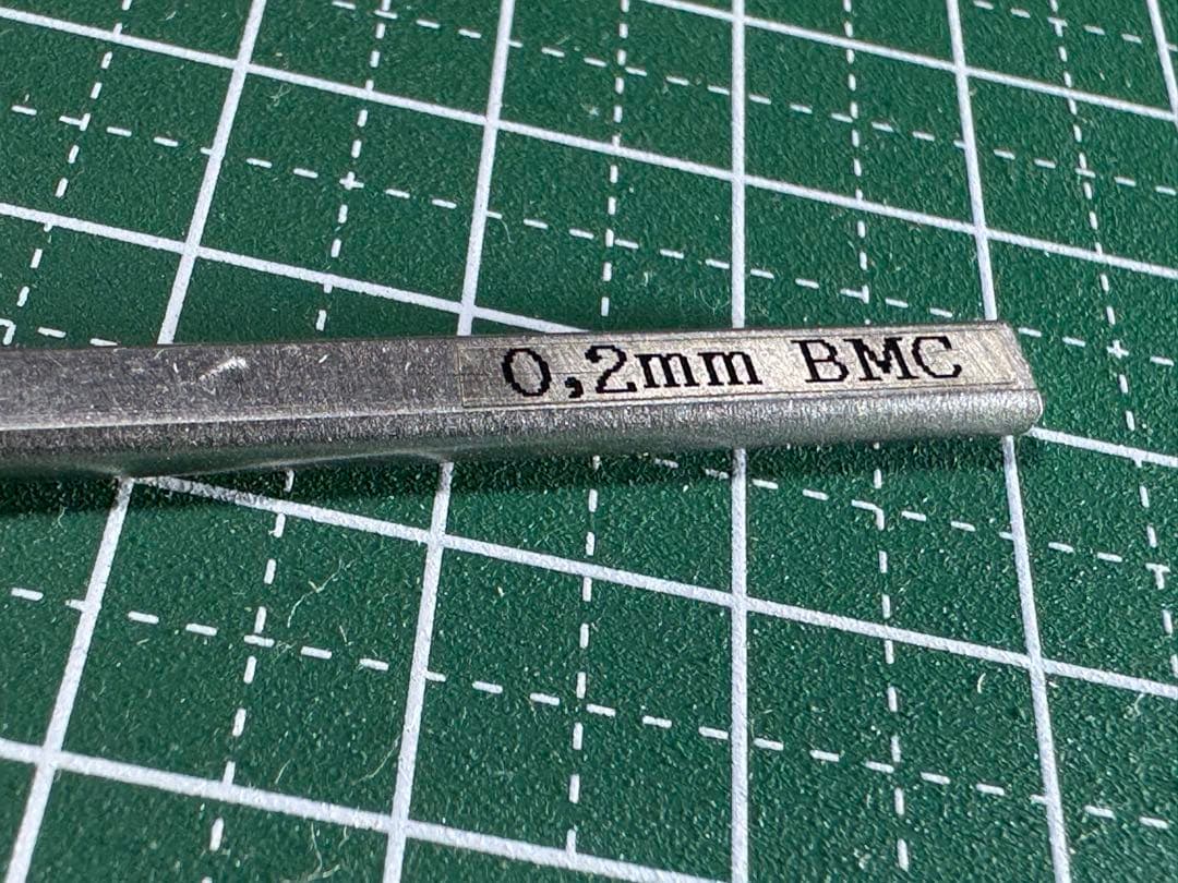 スジボリ堂 BMCタガネ 0.2mm 0.4mm タガネZERO