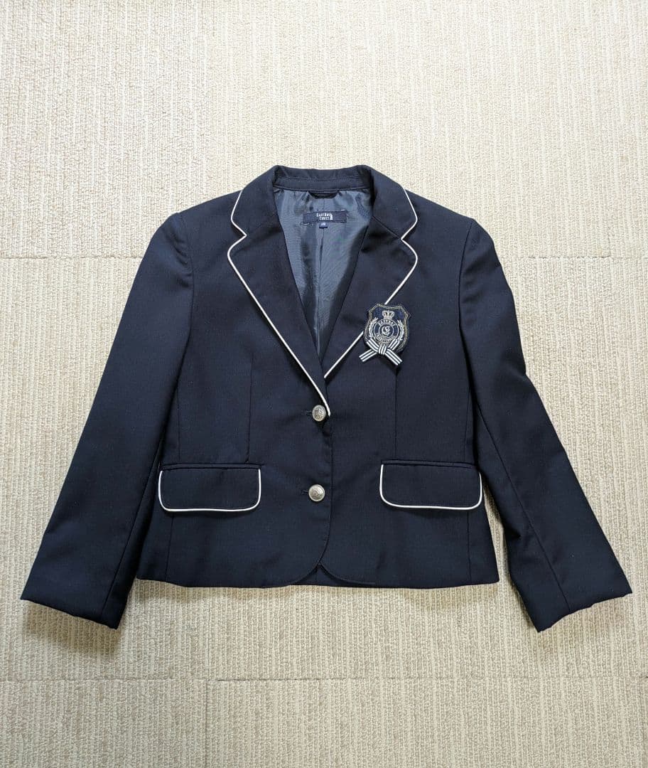 【卒業式 卒服4点セット】EASTBOY ブレザー スカート ブラウス新品