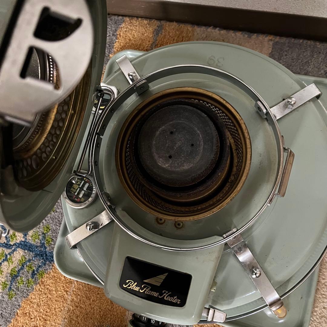 美品アラジンaladdinストーブ/ブルーフレームヒーターグリーン送料込