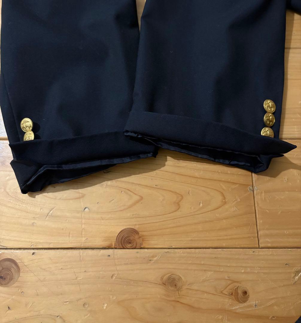 美品　カナダ製　ブルックスブラザーズ　紺ブレ　ブレザー　ロロピアーナ