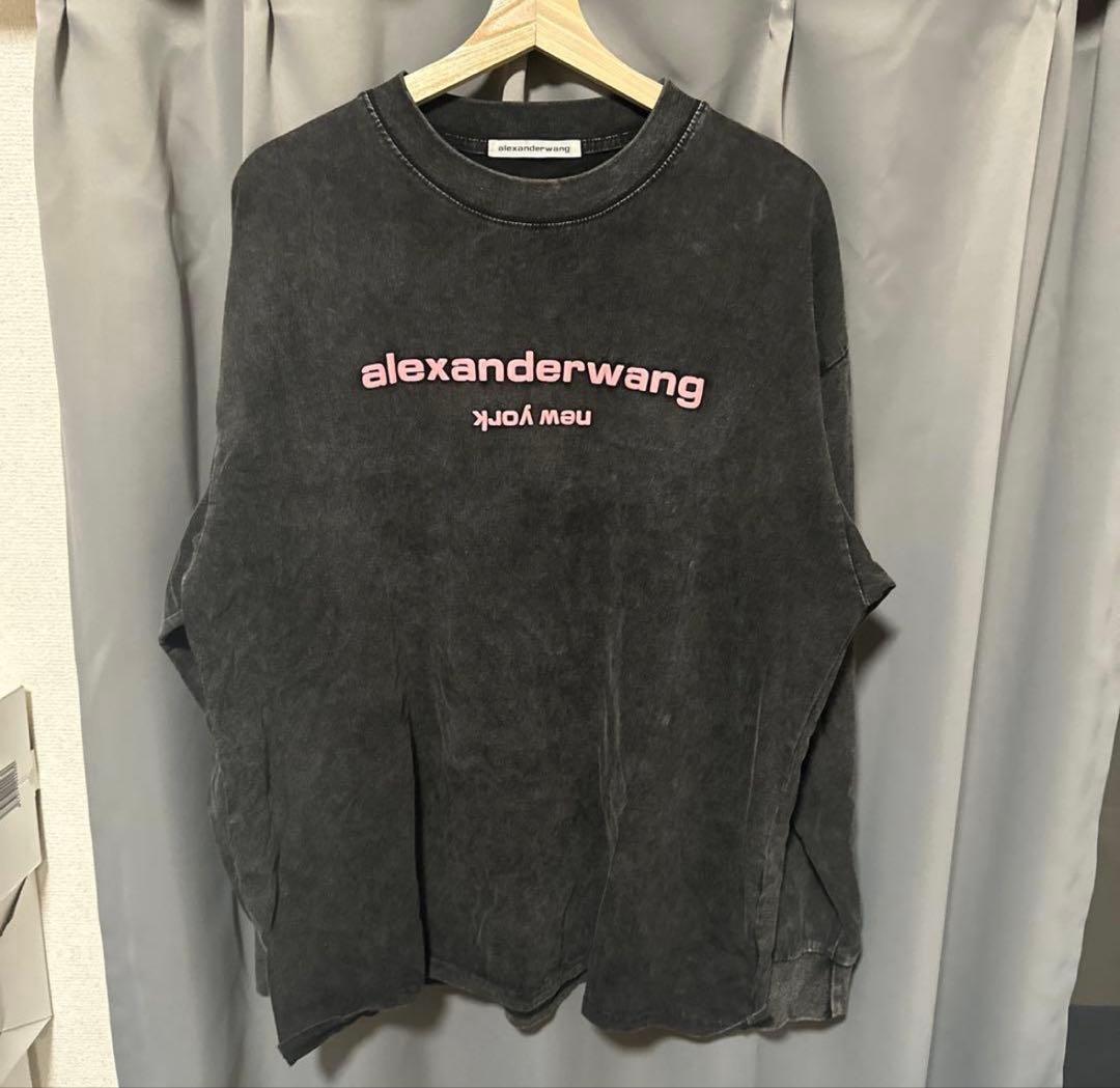 正規品alexanderwang オーバーサイズTシャツ ダークグレー