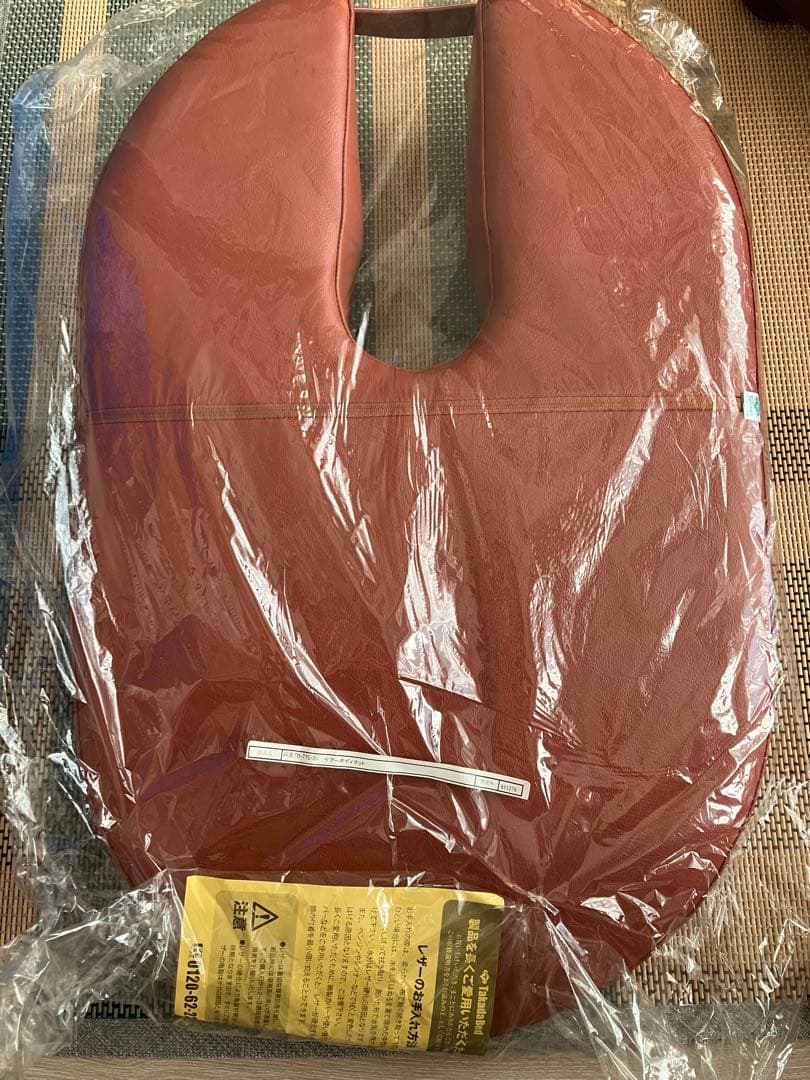 高田電動ベッドレザーライトブラウン180×70×45〜83新品クッション付き