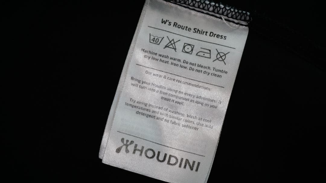 フーディニ　シャツワンピースRoute Shirt Dress　2021年製　S