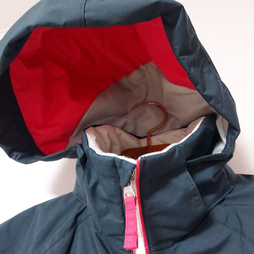 デサント　スキーウエア　150cm オフホワイト&ネイビー