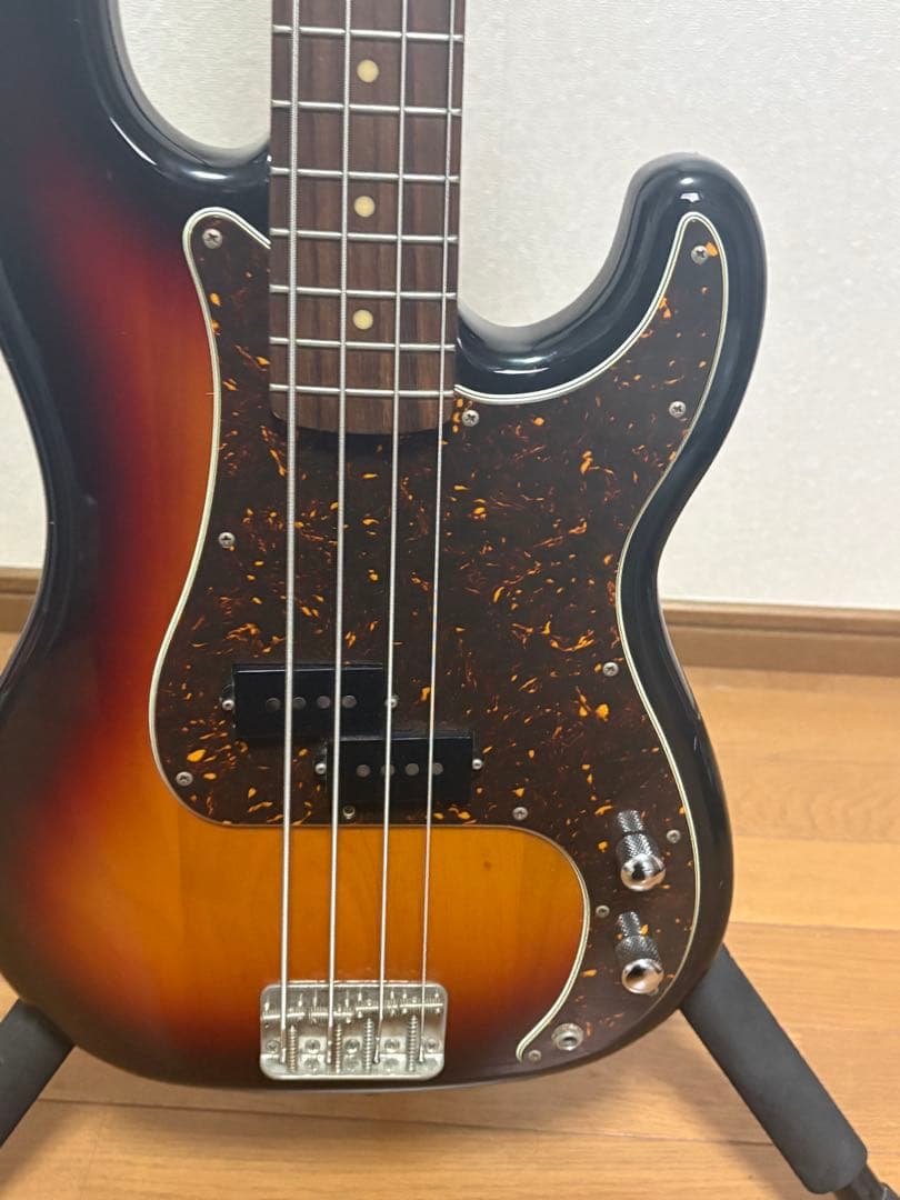 プレシジョンベース(ハンドメイド)サンバースト エレキベース 4弦 20フレット