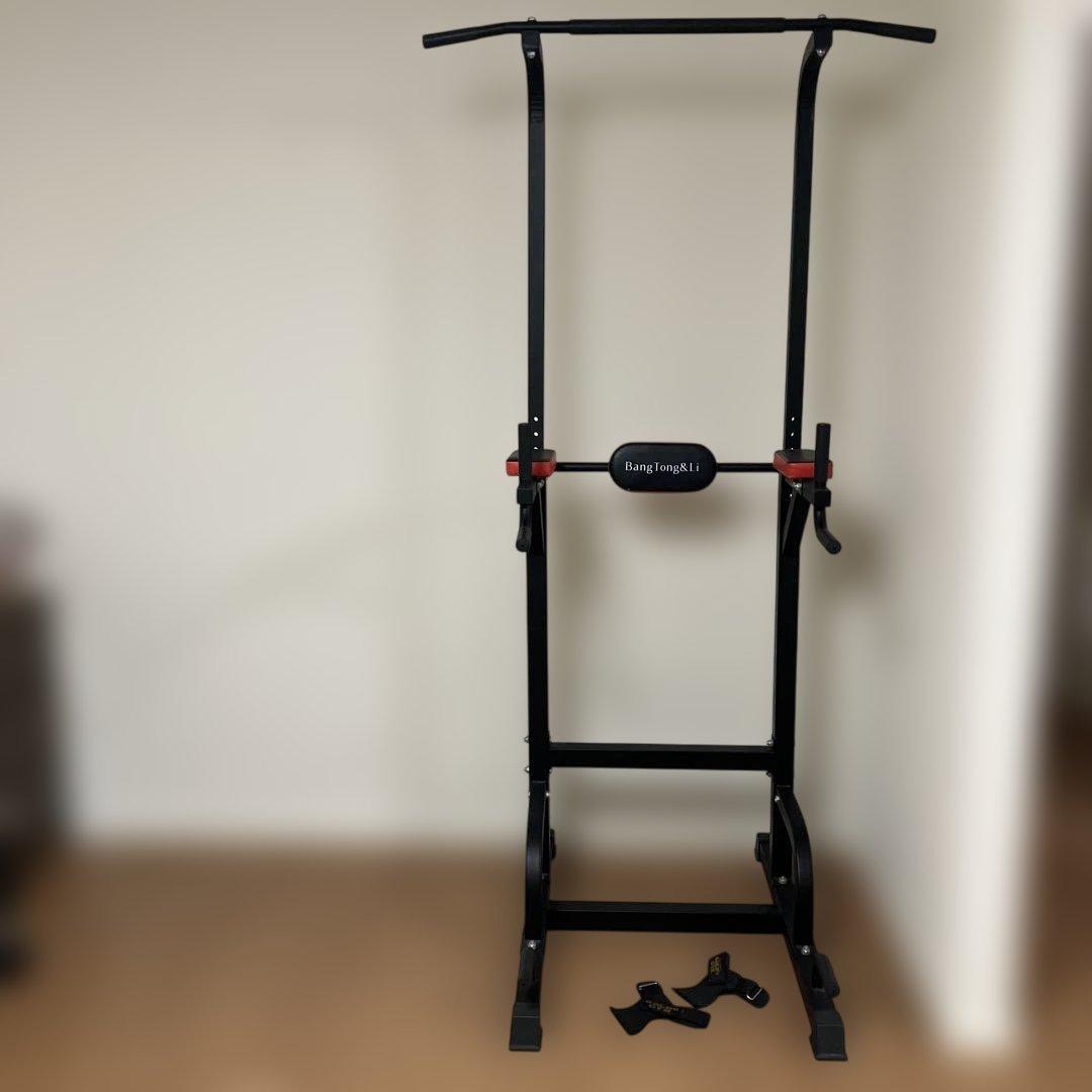 BangTong&Li スタンド型 ぶら下がり健康器 レッド