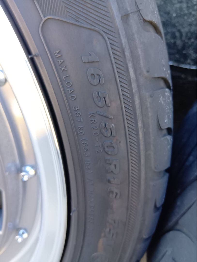 ステルスレーシング16インチタイヤホイルセット