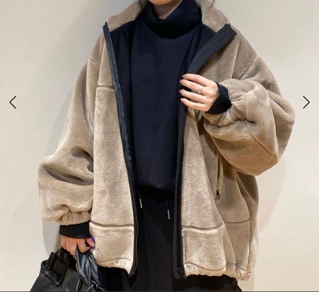 GENヤマダヤ　新品　CLOVE バイピングボアブルゾン　オーバーサイズ