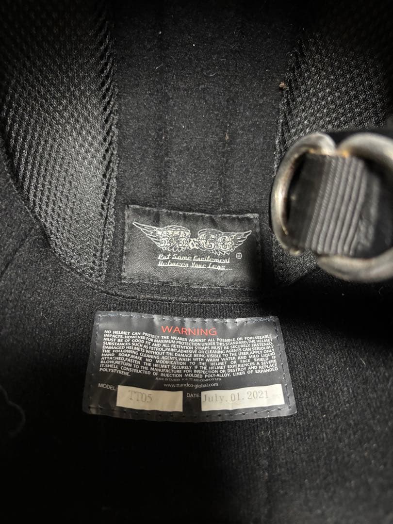 スーパーマグナム スタンダード　アイボリー　tt&co ヘルメット