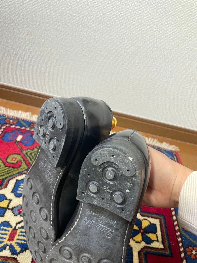 クロケット&ジョーンズ HALLAM ハラム UK7.5E 黒 ストレートチップ