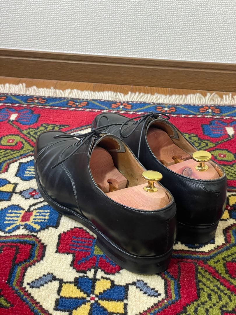 クロケット&ジョーンズ HALLAM ハラム UK7.5E 黒 ストレートチップ