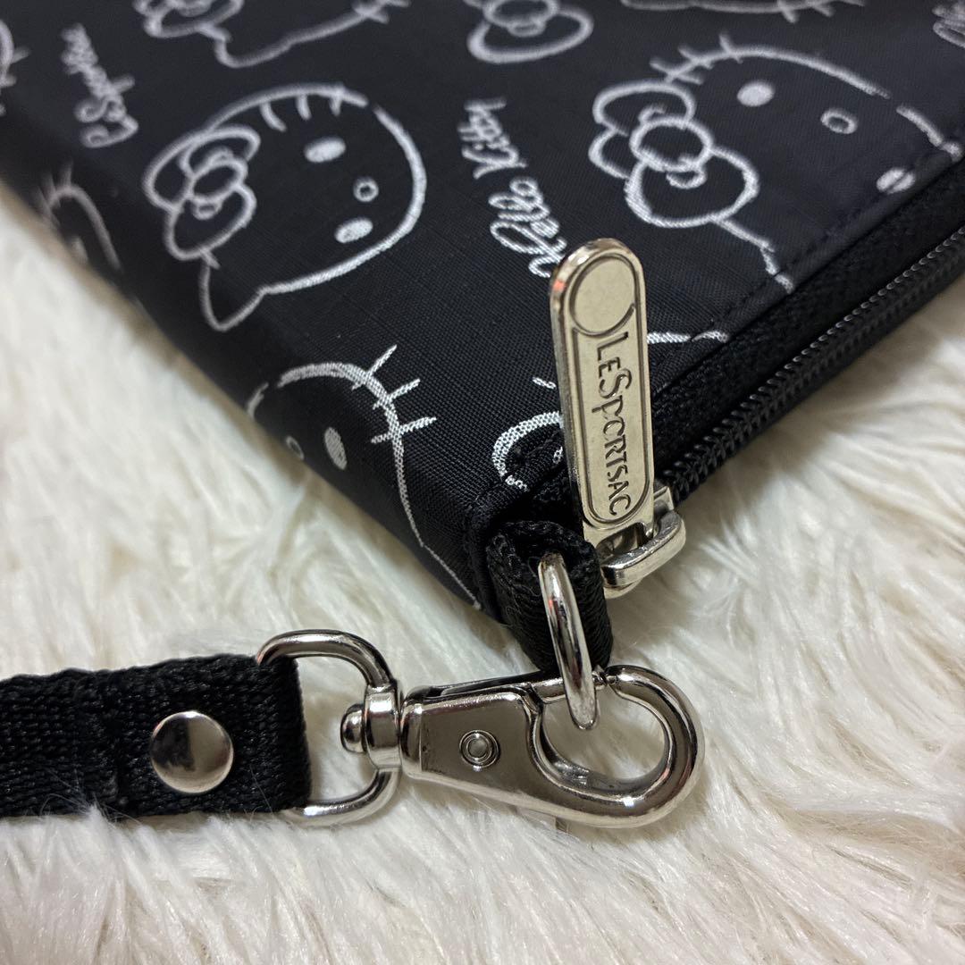 LeSportsac Hello kitty コラボ 長財布 ウォレット 黒
